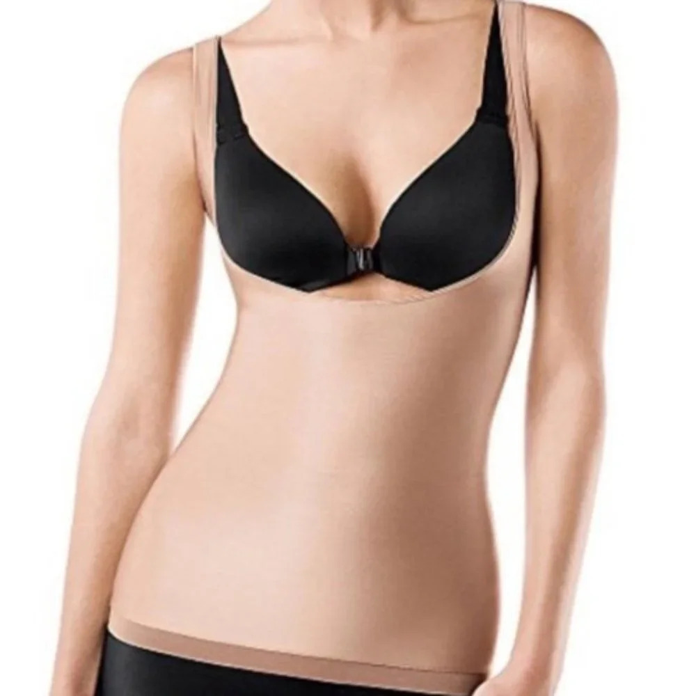 Spanx Cami Tank Top Open Bust Slimming Control Shapewear 29148